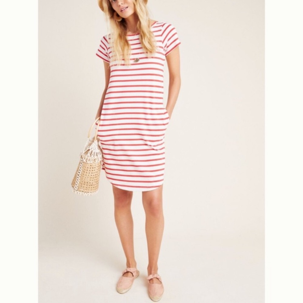 Maeve by Anthropologie Rochelle Striped Dress